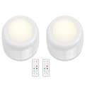 LED-spotlight med fjärrkontroll 2-pack˜QD