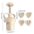 Miniatyrbillede 2 af 4: 30g Månekageform Hjerte Stempel Cookie Cutter