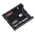 Miniatyrbild 3 av 5: Kamera SD SDHC SDXC till High-Speed ​​Extreme Compact Flash CF Typ I Minneskort Adapter Converter szq