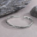 Pikkukuva 2 / 4: Vintage Punk -punottu kierrettävä avausrannekoru Bangles Charm zdq