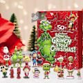 Pikkukuva 1 / 3: 2023 Grinch joulukalenteri - 24 hahmoa sukkien täytteeksi Style 1
