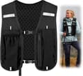 Løbevest - Egnet - mænd - Reflekterende - Vestrygsæk - væskehåndtering - Vestvest - Tilbehør - løbeveste - Let - unisex