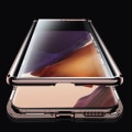 Miniatyrbillede 4 af 5: CDQ Magnetfodral dubbelsidigt för Samsung S23 Silver SilverCDQ