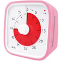 Miniatyrbild 1 av 5: Visuell nedräkningstimer, överdimensionerad visuell timer för klassrum för barn och vuxna, hållbar mekanisk kökstimer Klocka-rosa