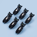 Miniatyrbillede 5 af 5: Katte-chipsklips, papirclips, chipmadopbevaringsposeforseglingsclips, plastikchipspose White