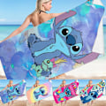 Pikkukuva 2 / 2: Lilo ja Stitch pyyhe rantapyyhe paksu mikrokuitu 70*150cm lahja lapsi aikuinen A A 70*150cm