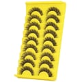 Miniatyrbild 4 av 5: Ryska Strip Lashes D Curl Naturlig Look Faux Mink Fransar
