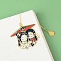Pikkukuva 5 / 5: Luova anime-kirjanmerkki Mo Dao Zu Shi Stormästare i demonisk odling Wei Wuxian Lan Wangji Metal Hollowing Bookmark 1