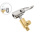 Miniatyrbilde 1 av 5: Bildekkventil-adapter, bærbar, gjenget munnstykke-adapter for luftkompressor, tilbehør som ikke lekker luft