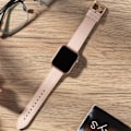 Miniatyrbillede 5 af 5: Apple Watch læderarmbånd, erstatningsarmbånd i ægte læder til Apple Watch Series 9 8 7 6 5 4 3 2 1 & iWatch SE, Ultra (38mm 40mm 41mm, Rosaguld) Pink
