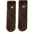 Socks - SHOP-STORY - TSOCKS BROWN - Teddy Bear - One Size - Soft and Warm