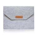 Miniatyrbillede 1 af 8: Filt Laptop Taske til Mac grå gray 13 tum