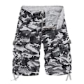 Pikkukuva 1 / 3: Herrshorts Multi Pocket Cargo Byxor Lös Casual Gray M zdq