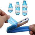 Miniatyrbilde 2 av 5: Fingerskinne Fingersupport Tommel Lillefinger Langfinger Gjenbrukbar Fingerskinne Utrettingsstabilisator for Avhuggede Fingre Artritt Smertelindring CDQ