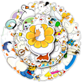 Miniatyrbild 1 av 4: 50 förpackningar Cartoon Duck Stickers Vattenflaskor Laptop Telefon Motorcykel Dator Gitarr Skateboard Hydroflasks Duck Vinyl