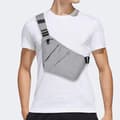 Axelpose med flere lommer, Sling Crossbody-pose, Mini-axelposer, Herrepose Lille, Tyverisikker pose til mænd (grå)