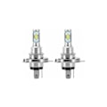 Pikkukuva 1 / 4: GRYMT 2 kpl H4 9003 Hb2 LED-ajovalopolttimot, pakkauksessa 6500K Xenon White, kauko- ja lähivalot, Hi/Lo, plug and play.