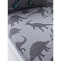 Miniatyrbilde 2 av 2: Friends Dinosaur Lakan Set Single Grey Grey Single