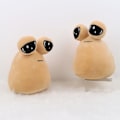 Pikkukuva 2 / 5: My Pet Alien Pou -pehmolelu diburb Emotion Alien -pehmo täytetty ruskea 22cm