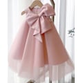 Miniatyrbild 7 av 7: Stor Rosett Babyflickor Klänningar Barn Prinsessa Elegant Fest Tulle Julklänning Barn Födelsedag Bröllop Kläder 1-6 År as picture2