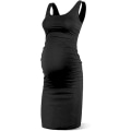 Miniatyrbild 3 av 5: 1 del för kvinnor ärmlösa sommarkläder Mammakläder Casual bodysuit (svart, L) CDQ