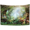 Pikkukuva 1 / 5: 150x100cm Sieni Metsätapetti Elf Cottage Psykedeelinen