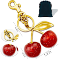 Miniatyrbild 6 av 6: Väska Charm Handväska Berlocker Nyckelring - Bil Körsbär Tillbehör Nyckelring Presenter till Kvinnor Jul Alla Hjärtans Dag Väska Presenter till Kvinnor