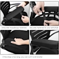 Miniatyrbilde 5 av 5: Stol-armlenkestøtte, sett med 2 ergonomiske kontorputer i høy tetthet Memory Foam
