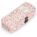 Miniatyrbild 1 av 2: Heyone söt case -- hög kapacitet blomblyertspenna brevpapper organizer Multifunktion kosmetisk sminkväska (rosa)