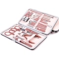 Miniatyrbillede 3 af 4: Negleklippersæt Manicure Pedicure Kit Med Øjenbrynskniv - Manicure Sæt Kvinder Professionel Pedicure Negle i Rustfrit Stål