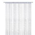 Miniatyrbild 1 av 5: Trådgardiner Dörr Myggnät, Elegant Avdelare Tofs Gardin för heminredning, Avskiljare för dörrar och fönster, Vit (100x200cm)