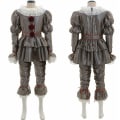 Miniatyrbilde 1 av 4: Halloween Stephen King's It Pennywise Clown Cosplay Kostyme Menn Party Fancy Dress Up Outfit Set M