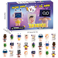 Miniatyrbilde 2 av 4: Halloween Tell-Down Blind Box Leke, Samleobjekter Blind Box Skibidi Toalettfigurer Leke 24 stk