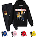 Miniatyrbillede 2 af 3: Roblox Hoodie Kostume Børn Varmt Hoodie Tøj Roblox Trykt Hoodie Marineblå 130cm 130cm