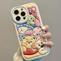 Miniatyrbild 3 av 5: IC Kompatibel med iPhone 12 Pro Sött Skal, Kawaii Mobilskal TPU Läder Phone Zoo Präglat Tecknat Skal för iPhone 12 Pro