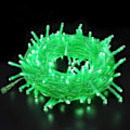Miniatyrbillede 3 af 5: 10M 100 LED Feelysslyng Grøn 8 Lystilstande Fest Have Indendørs Udendørs Dekoration Julelys 10 m