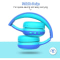 Pikkukuva 5 / 5: Bluetooth-kuulokkeet lapsille, 85 dB:n rajoitetulla äänenvoimakkuudella, langattomat Bluetooth-kuulokkeet lapsille - sininen SQBB