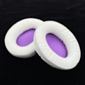 Miniatyrbilde 1 av 4: Øreputer for Kingston HyperX Cloud Mix Flight S Alpha S hvitt proteinlær vit proteinläder