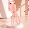 Pikkukuva 1 / 5: Lämmitetty silmäripsientaivutin USB-ladattava sähköinen silmäripsientaivutin Pinkki 120mAh