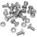 50-pack växthusskruvar och muttrar, höghållfasta aluminiumfästen för växthusmontering och hyllkonsoler