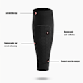 Pikkukuva 3 / 5: 1 kpl Honeycomb Jalkapallo Shin Guards Jalkapallo Suojat Urheiluleggings Musta M