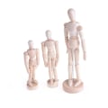Pikkukuva 4 / 5: Ihmishahmoinen puinen luonnosmalli, unisex, todellinen väri, 11,4 cm