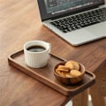 Miniatyrbild 2 av 5: Serveringsbricka i Valnöt, Träbricka, Rektangulär Bricka, Badrumsbricka, Middagsbricka, Tebricka, Kaffebricka