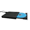 Miniatyrbild 3 av 3: Extern DVD/CD-brännare - 24x Black Svart