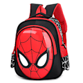 Pikkukuva 3 / 5: Barn Barn Pojkar Spiderman Ryggsäck Skolboksväska Svart