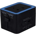 Miniatyrbilde 5 av 5: Internasjonal konvertering, USB Power Converter-uttak for flere land, universell, USB hurtiglading