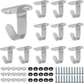 12 - Suspension Hook - Clothes Hook - Stainless Steel - Suspension System - Bathroom Hook - Mount - Ceiling Fan - Yoga - Mosquito Net Hook