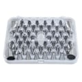 Miniatyrbild 1 av 5: 52 st Spritsmunstycken Set Rostfritt Stål Frosting Tips Tårta 52 pcs