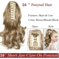 Pikkukuva 4 / 5: Jaw Horse Tail Claw Hårstycke TYP 8 TYPE 8 Type 8