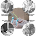 Miniatyrbild 4 av 5: 5 st Lazy Shoes Hjälpreda Slider Lätt På Skor Plast Skohorn, Bärbar Sko Lyft Hjälpreda Handhållen Skohorn, Sock Slider Handhållen Skohorn